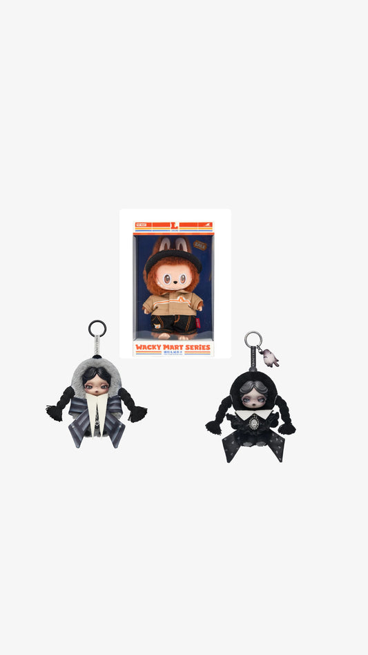 Three-piece bundle set, 2 Wednesday pendant 1 wacky mart exclusive to Asia market only.