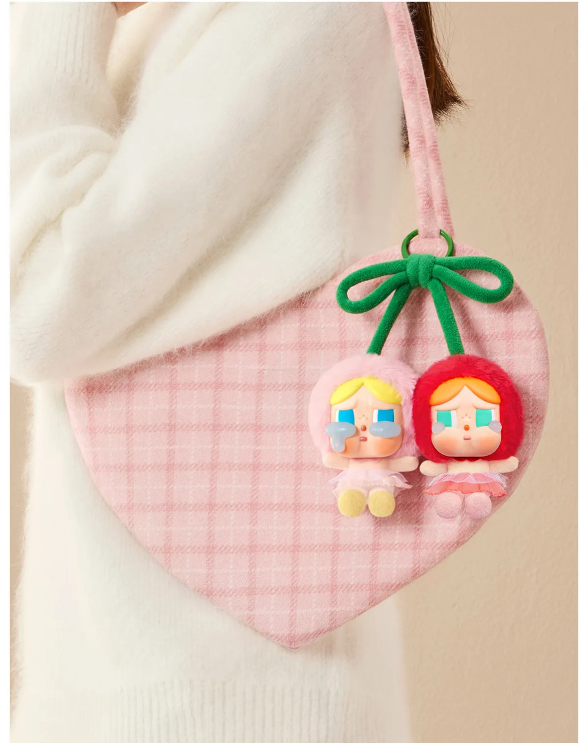 CRYBABY Crying For Love Series-Vinyl Plush Hanging Card (Love You Cherry Much)