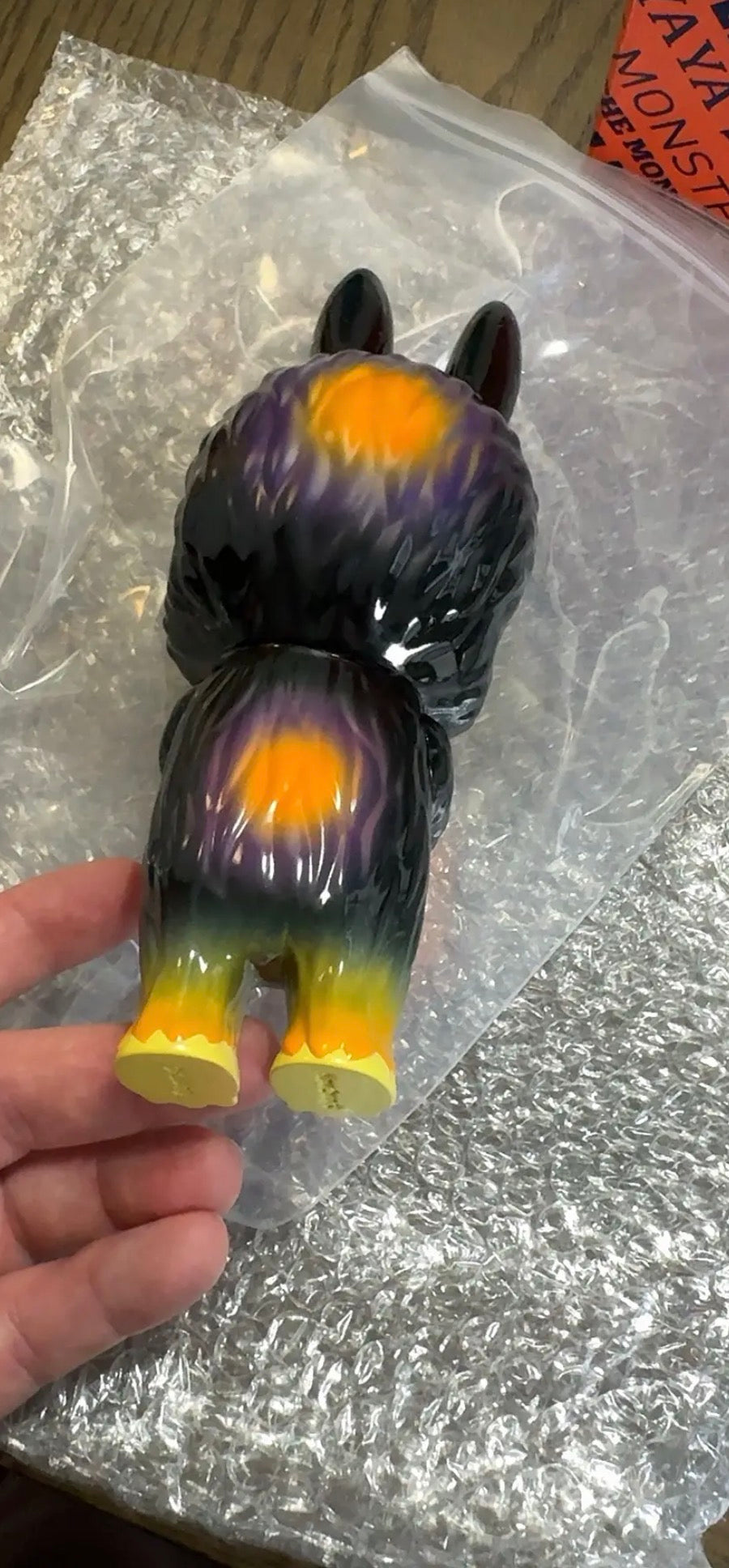 How2work Labubu GID Pumpkin Halloween Figure 7inc  Kasing Lung rare!