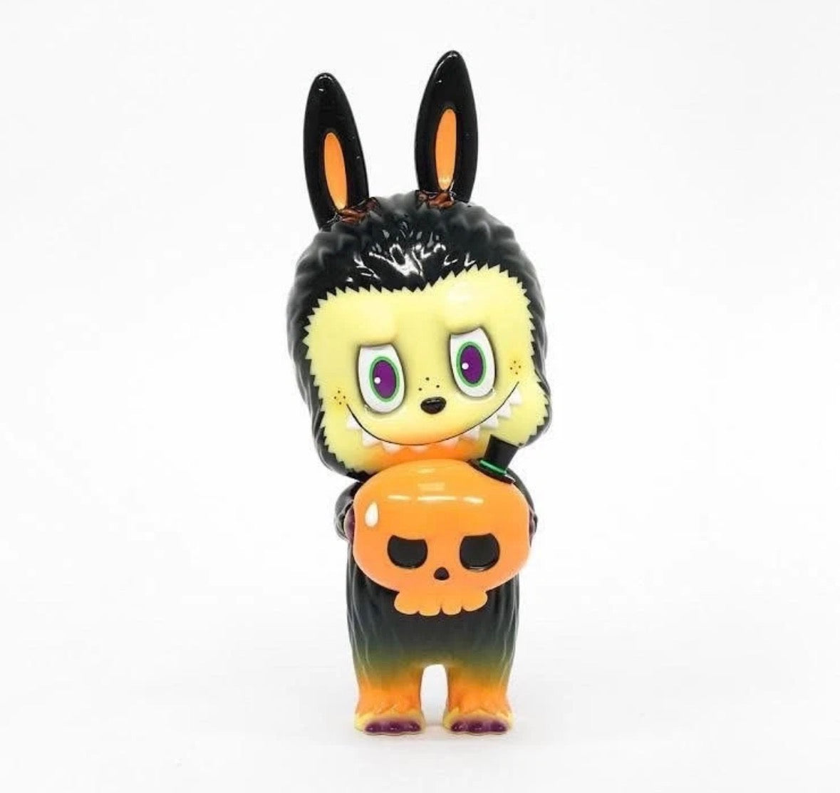 How2work Labubu GID Pumpkin Halloween Figure 7inc  Kasing Lung rare!